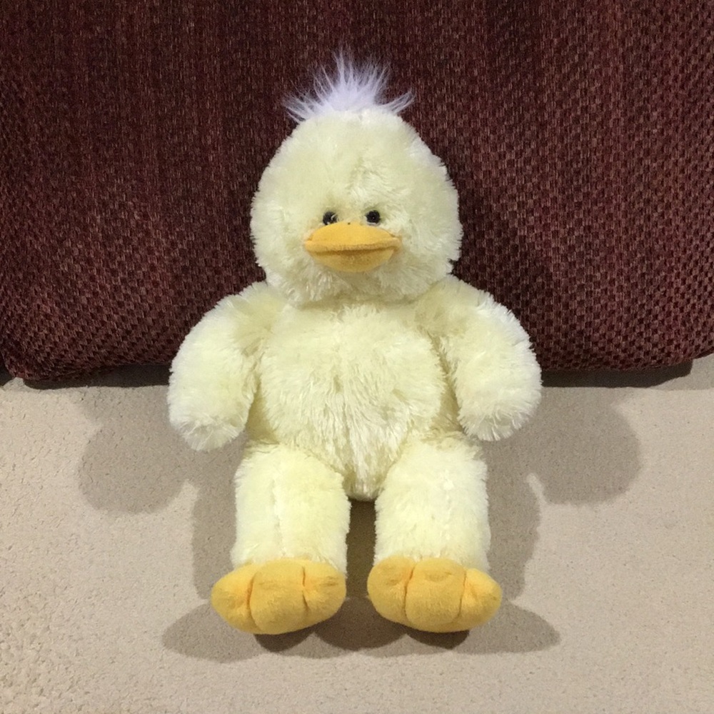 • THE BEAR FACTORY • COLLECTION RARE HARD TO FIND VINTAGE YELLOW BIRD PLUSH TOY
